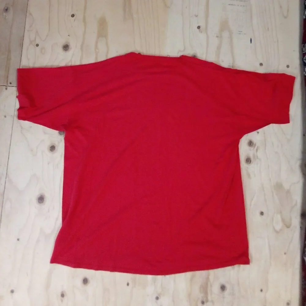 Vintage Russell Athletic Blank T-Shirt Red